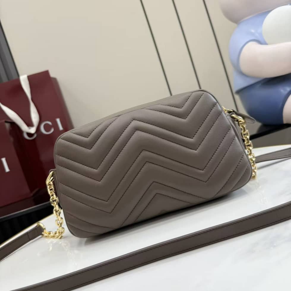 Gucci Marmont Leather Small Gray Camera Bag_1_155681 Gucci Marmont Leather Small Gray Camera Bag