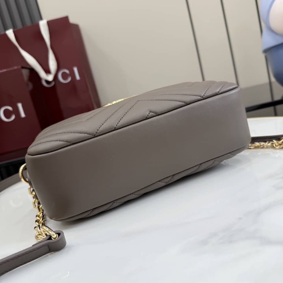 Gucci Marmont Leather Small Gray Camera Bag_3_155681 Gucci Marmont Leather Small Gray Camera Bag