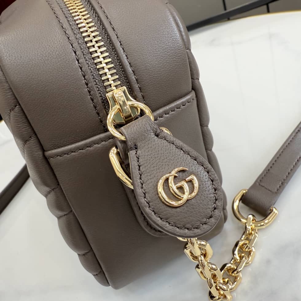 Gucci Marmont Leather Small Gray Camera Bag_6_155681 Gucci Marmont Leather Small Gray Camera Bag
