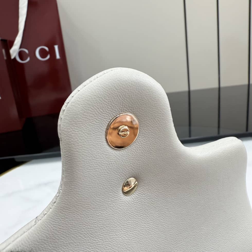Gucci Marmont Leather Mini Light Gray Shoulder Bag_5_155691 Gucci Marmont Leather Mini Light Gray Shoulder Bag