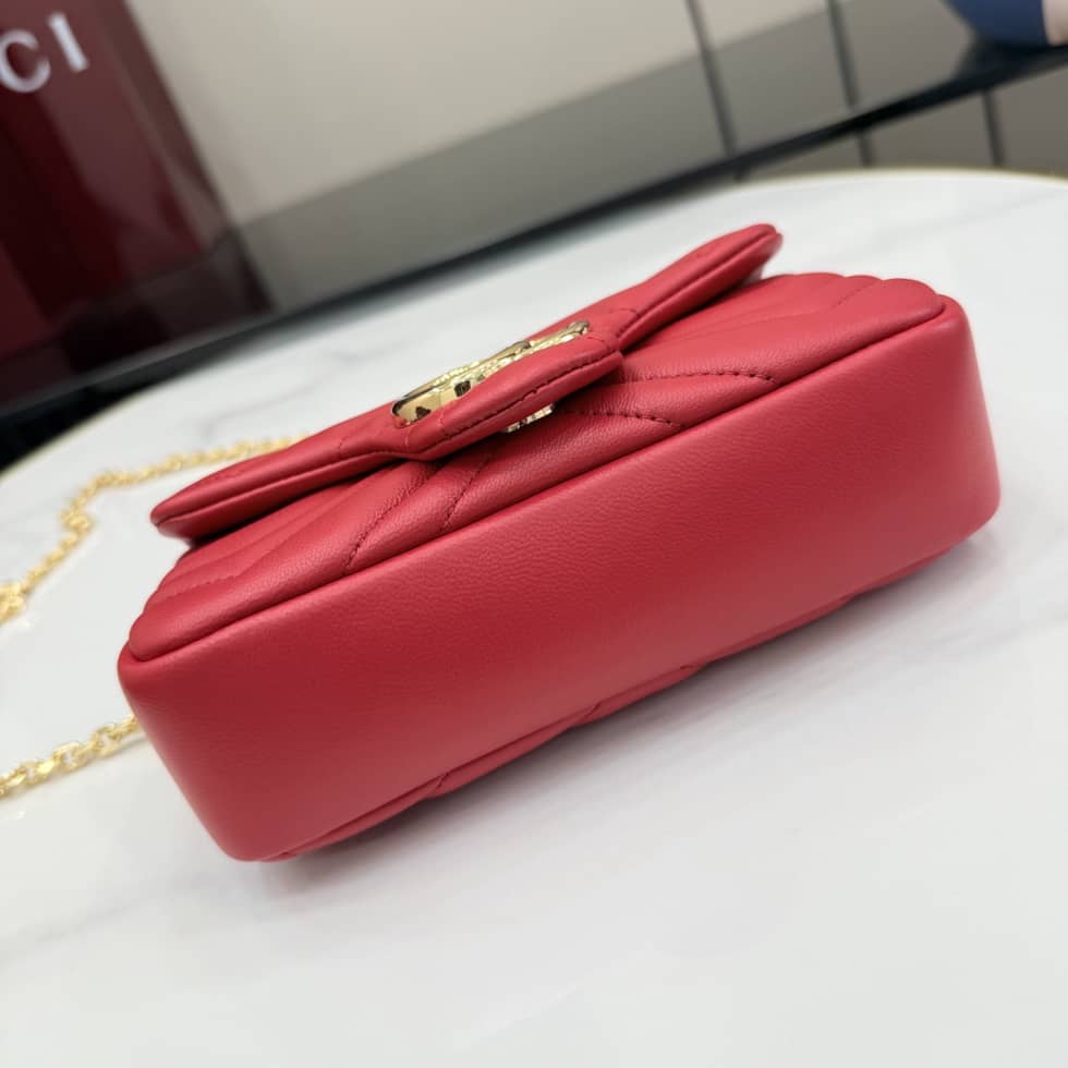 Gucci Marmont Leather Mini Red Shoulder Bag_3_155751 Gucci Marmont Leather Mini Red Shoulder Bag
