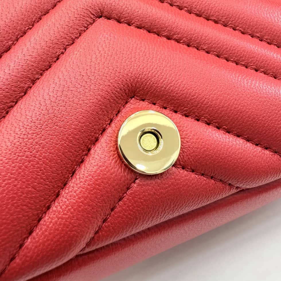 Gucci Marmont Leather Mini Red Shoulder Bag_5_155751 Gucci Marmont Leather Mini Red Shoulder Bag