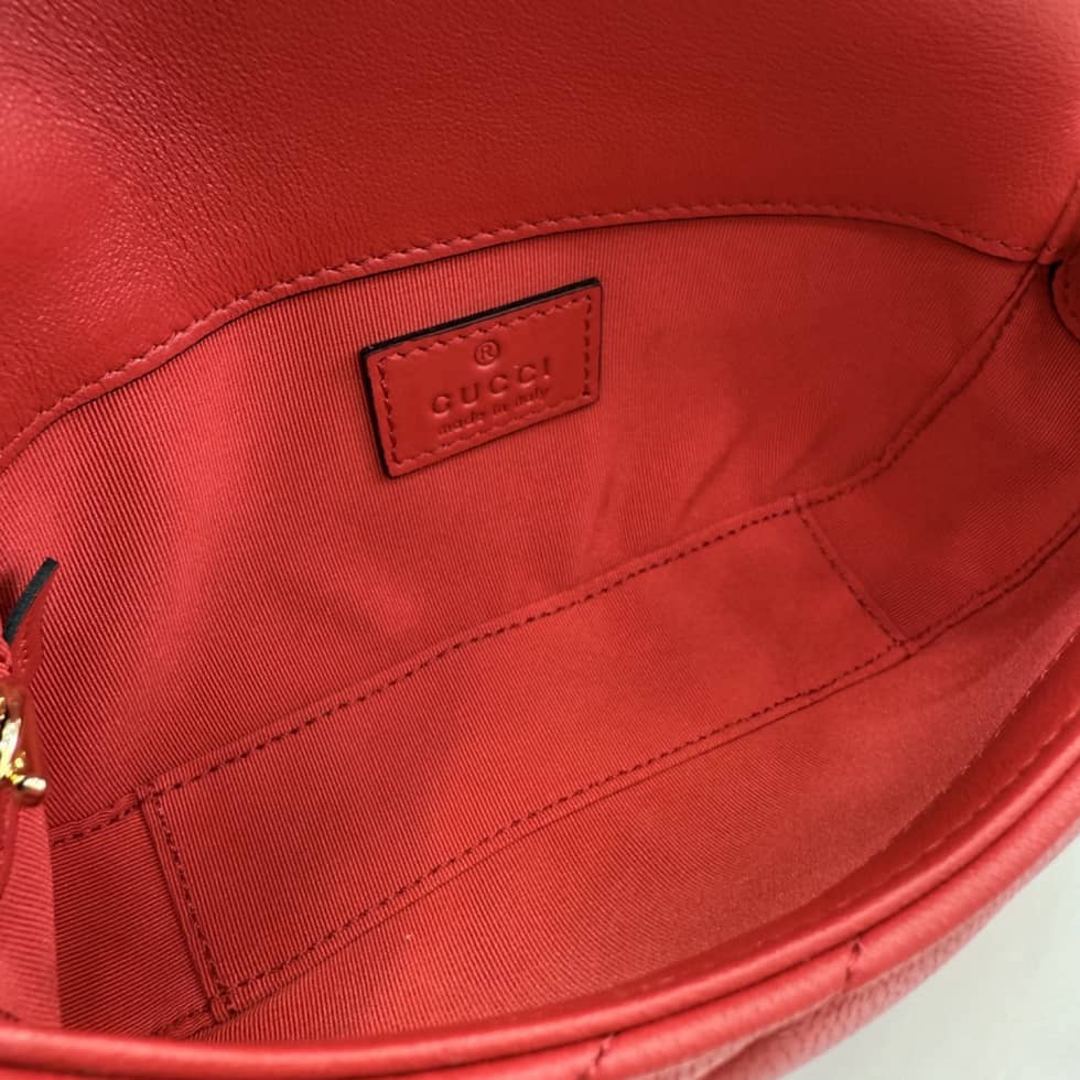 Gucci Marmont Leather Mini Red Shoulder Bag_7_155751 Gucci Marmont Leather Mini Red Shoulder Bag