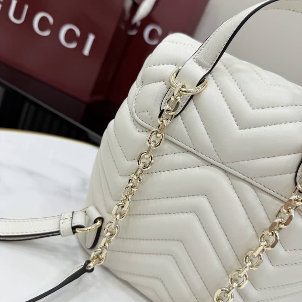 Gucci Marmont Lambskin Mini White Backpack_4_155781 Gucci Marmont Lambskin Mini White Backpack