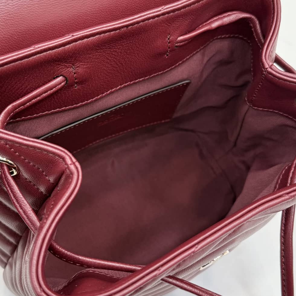 Gucci Marmont Lambskin Mini Burgundy Backpack_7_155801 Gucci Marmont Lambskin Mini Burgundy Backpack