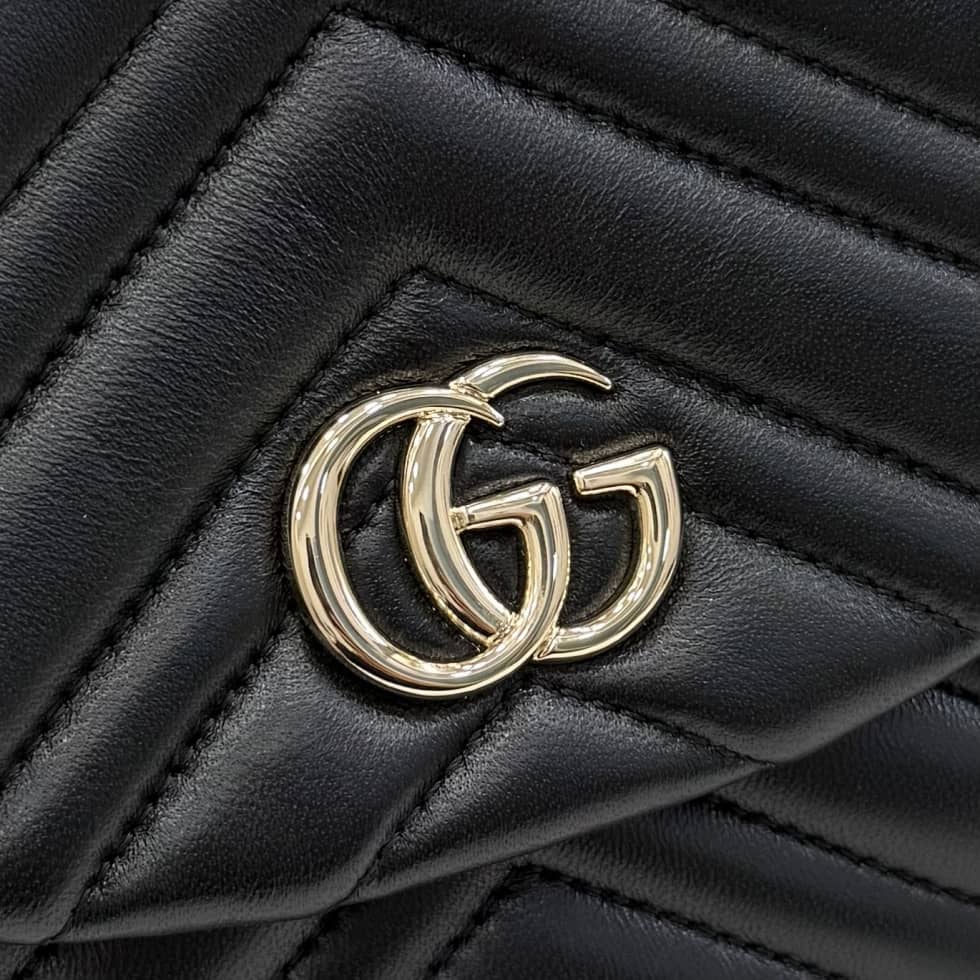 Gucci Marmont Lambskin Mini Black Backpack_5_155811 Gucci Marmont Lambskin Mini Black Backpack