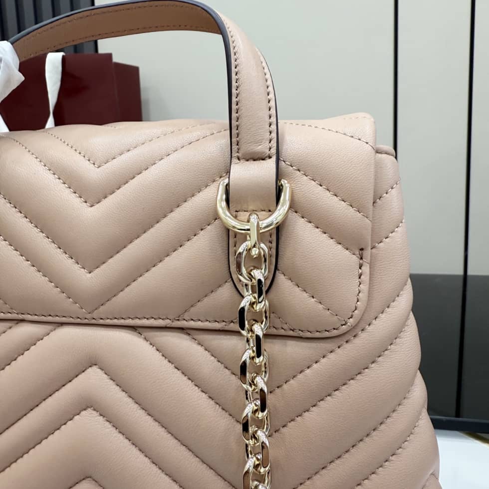 Gucci Marmont Leather Small Pink Backpack_4_155831 Gucci Marmont Leather Small Pink Backpack