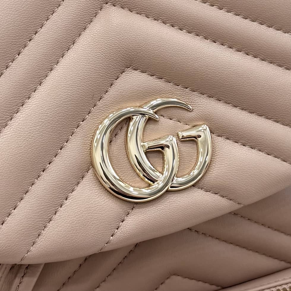 Gucci Marmont Leather Small Pink Backpack_5_155831 Gucci Marmont Leather Small Pink Backpack