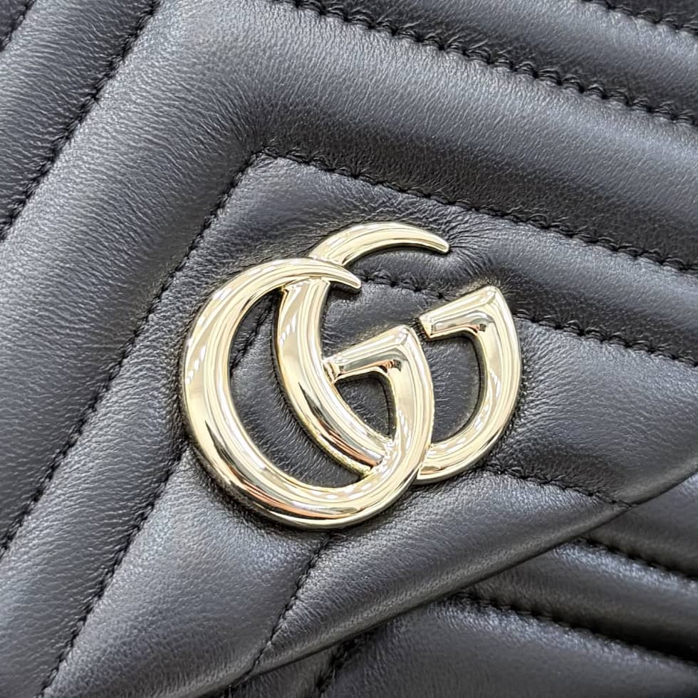 Gucci Marmont Leather Small Black Backpack_5_155851 Gucci Marmont Leather Small Black Backpack