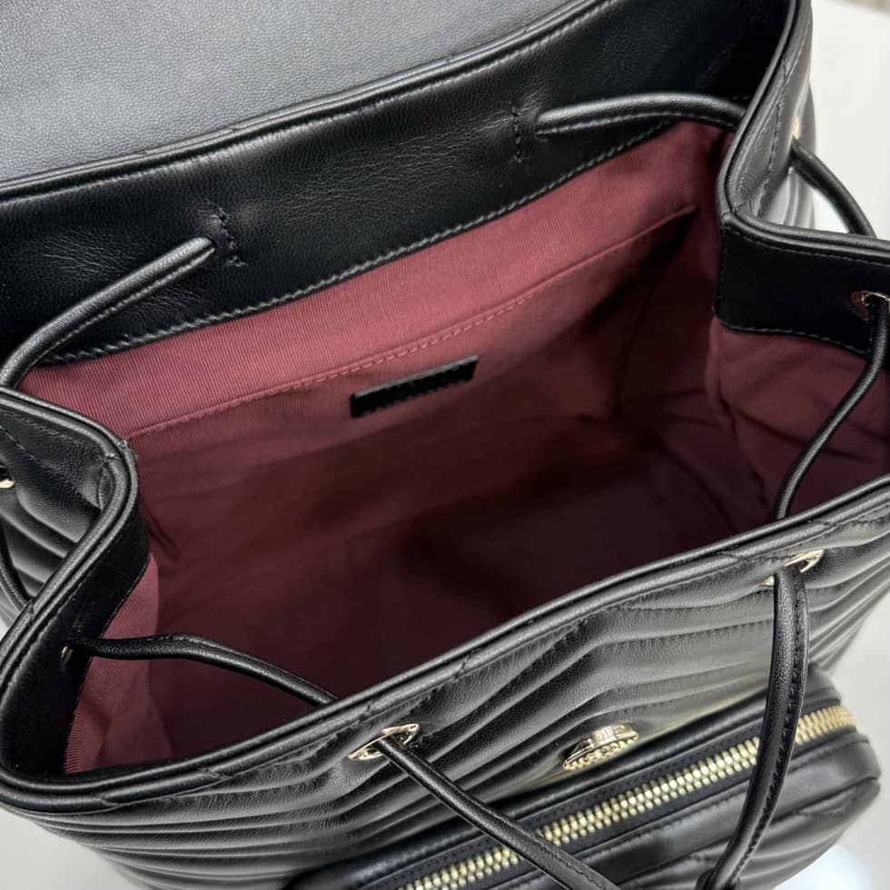 Gucci Marmont Leather Small Black Backpack_7_155851 Gucci Marmont Leather Small Black Backpack