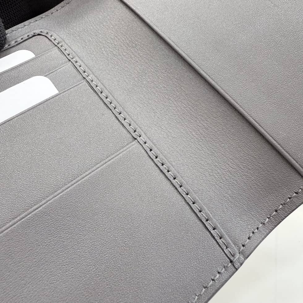 Gucci GG Emblem Passport Case Gray 850184_8_155881 Gucci GG Emblem Passport Case Gray 850184