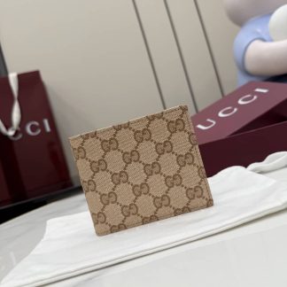Gucci Essence Classic Coin Wallet Beige 876404