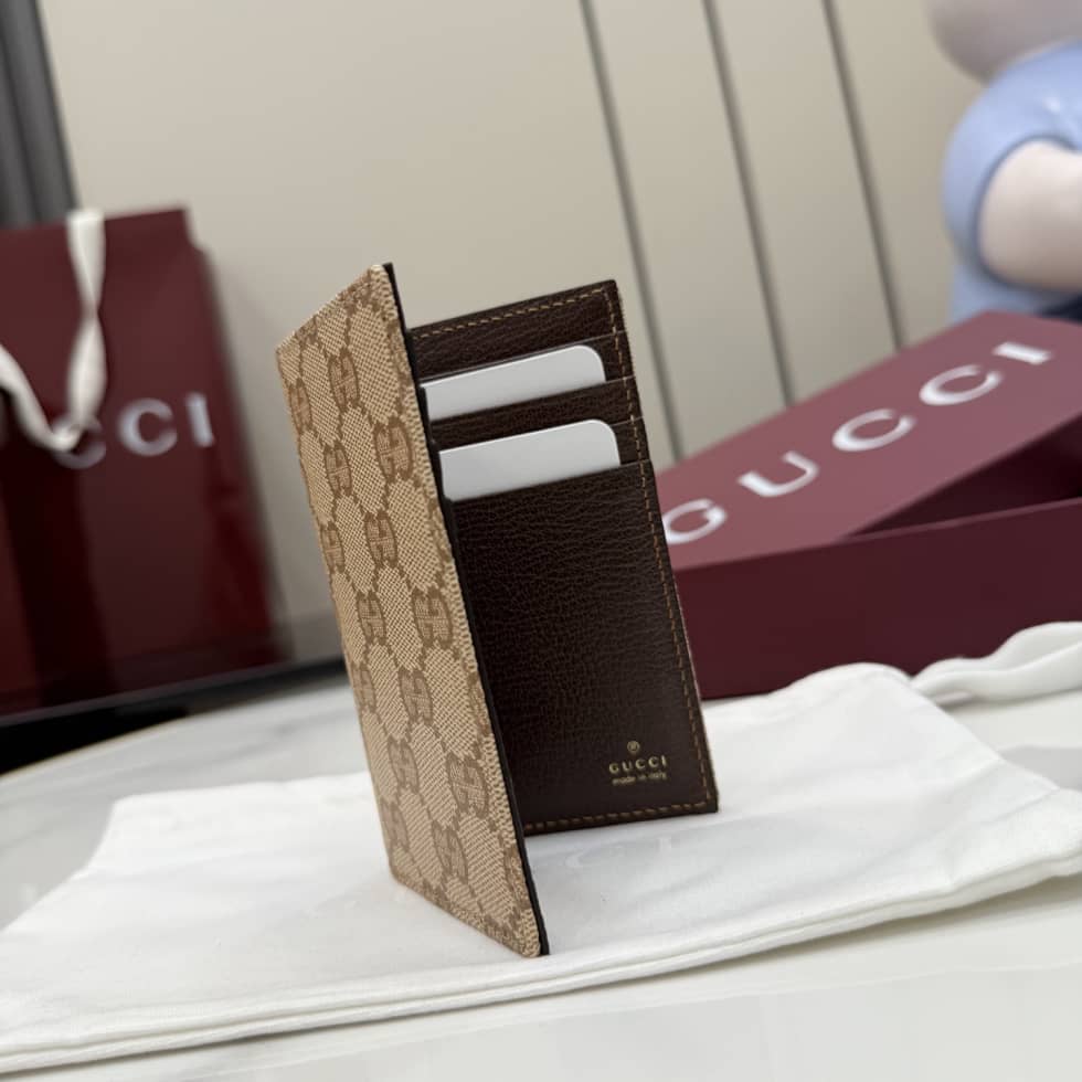 Gucci Essence Classic Card Case Beige 876421_2_156001 Gucci Essence Classic Card Case Beige 876421