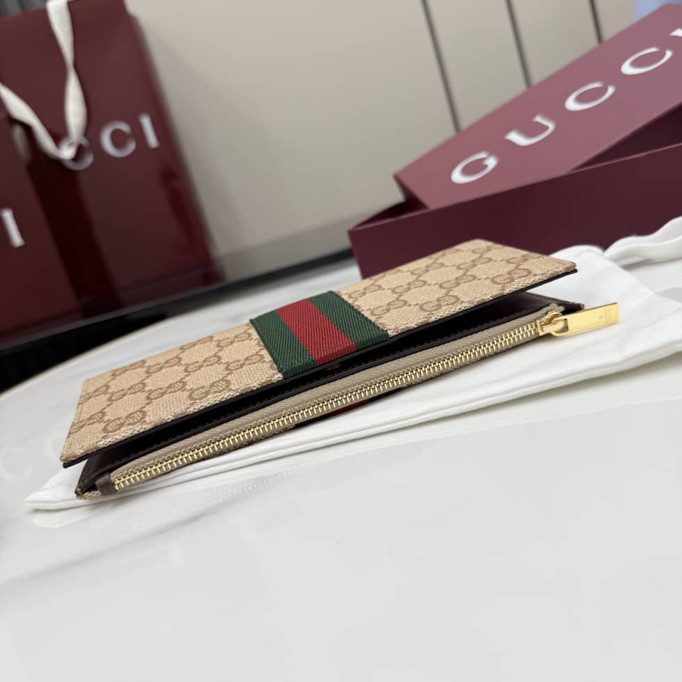 Gucci Long Wallet With Web Beige 876047_3_156021 Gucci Long Wallet With Web Beige 876047