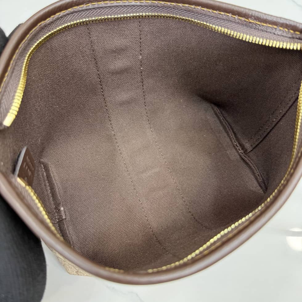 Gucci Small Pouch With Strap and Web Sand Brown_7_156081 Gucci Small Pouch With Strap and Web Sand Brown
