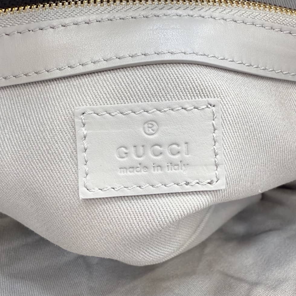 Gucci GG Emblem Medium Tote Bag Gray 815214_8_156121 Gucci GG Emblem Medium Tote Bag Gray 815214