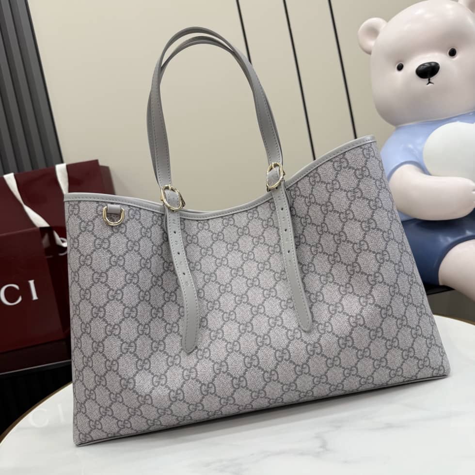 Gucci GG Emblem Large Tote Bag 815213_1_156131 Gucci GG Emblem Large Tote Bag 815213