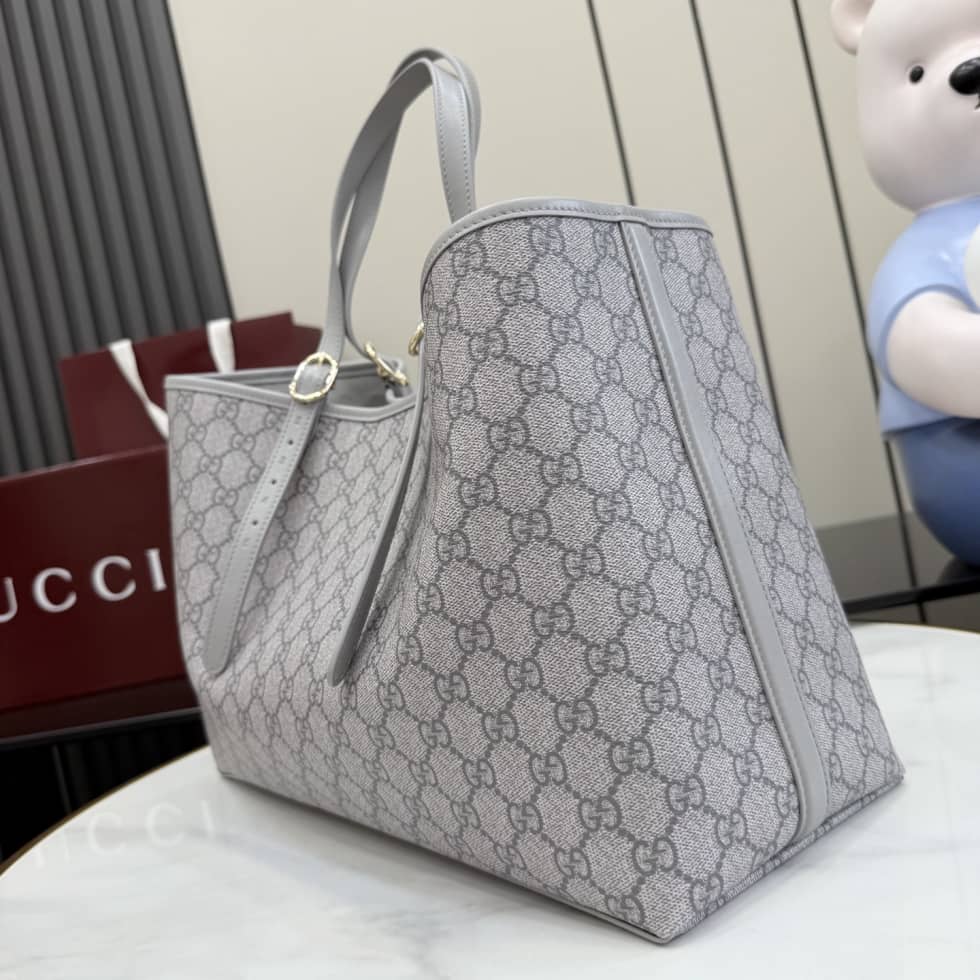 Gucci GG Emblem Large Tote Bag 815213_2_156131 Gucci GG Emblem Large Tote Bag 815213
