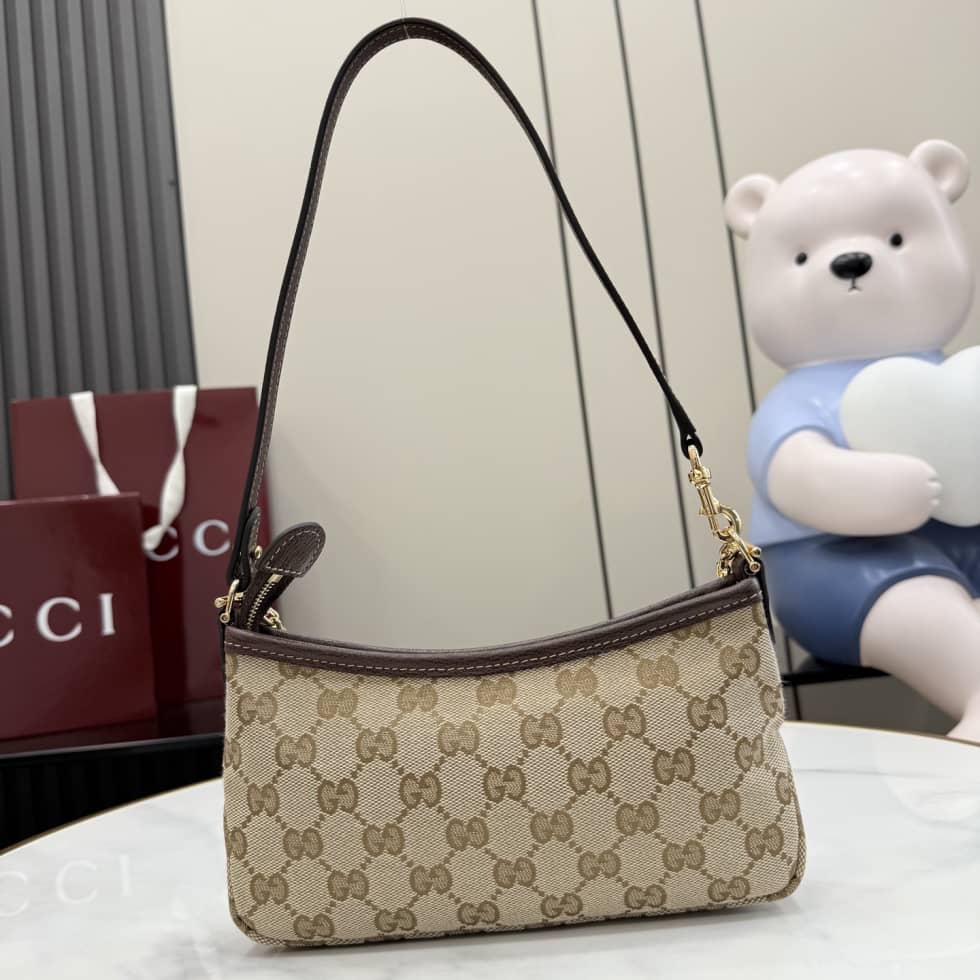 Gucci Gossip Small Shoulder Bag Sand Brown 875847_1_156211 Gucci Gossip Small Shoulder Bag Sand Brown 875847