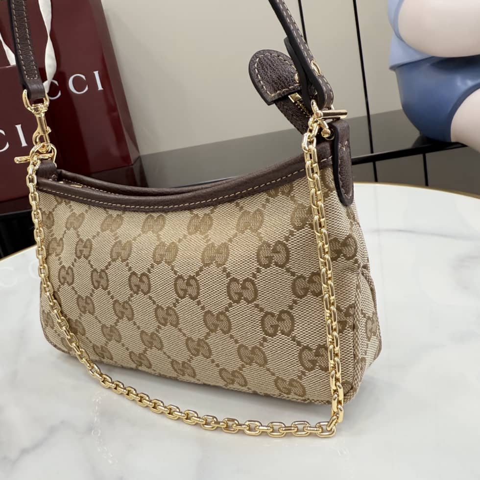 Gucci Gossip Small Shoulder Bag Sand Brown 875847_4_156211 Gucci Gossip Small Shoulder Bag Sand Brown 875847