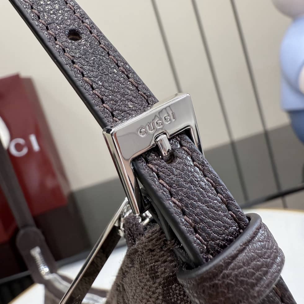 Gucci Lady Lunetta Small Shoulder Bag Dark Brown_5_156251 Gucci Lady Lunetta Small Shoulder Bag Dark Brown