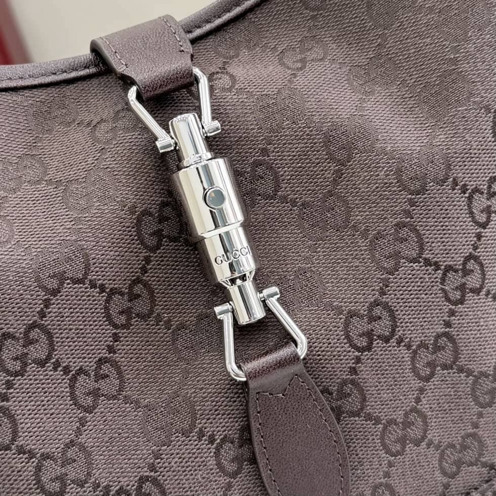 Gucci Jackie 1961 Medium Shoulder Bag Dark Brown_4_156301 Gucci Jackie 1961 Medium Shoulder Bag Dark Brown