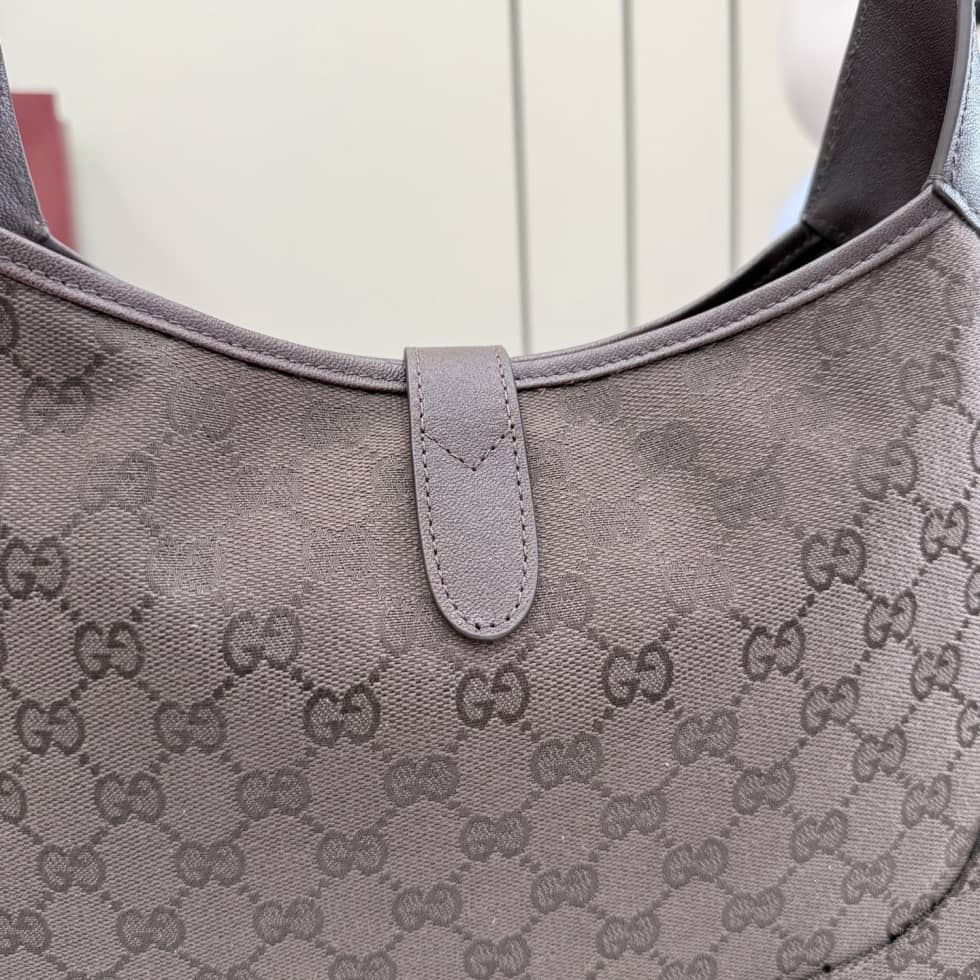 Gucci Jackie 1961 Medium Shoulder Bag Dark Brown_5_156301 Gucci Jackie 1961 Medium Shoulder Bag Dark Brown