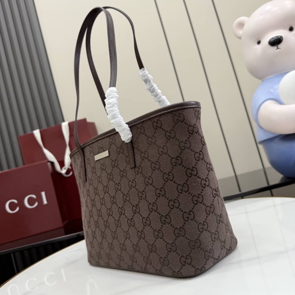 Gucci Tribeca Small Dark Brown Tote Bag 875236_2_156311 Gucci Tribeca Small Dark Brown Tote Bag 875236