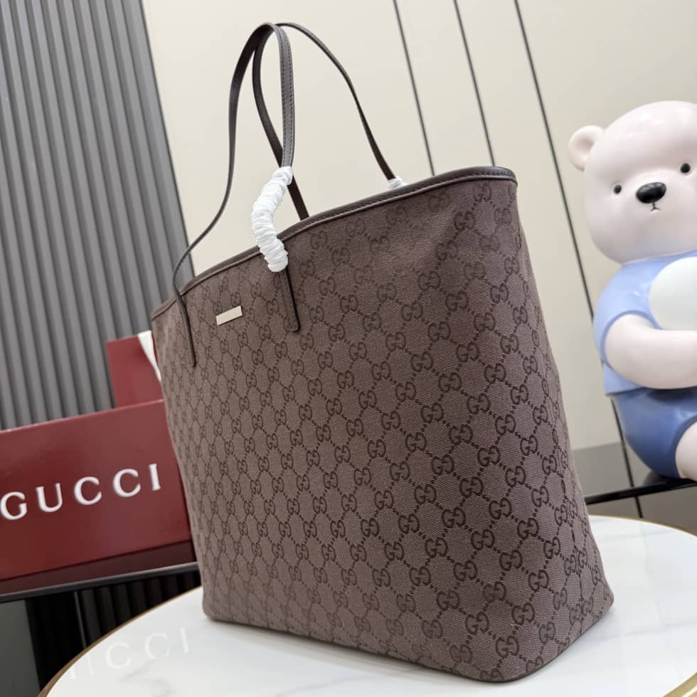 Gucci Tribeca Large Dark Brown Tote Bag 874745_2_156321 Gucci Tribeca Large Dark Brown Tote Bag 874745
