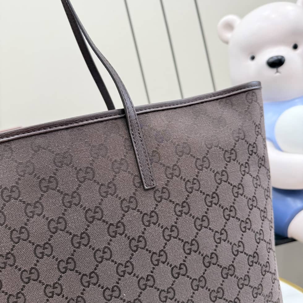 Gucci Tribeca Large Dark Brown Tote Bag 874745_4_156321 Gucci Tribeca Large Dark Brown Tote Bag 874745