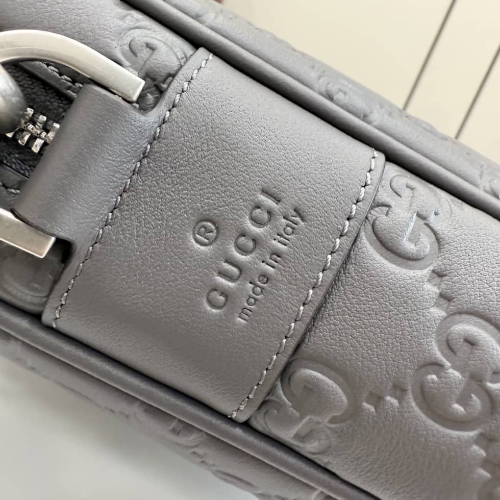 Gucci GG Emblem Leather Large Briefcase 850222_5_156361 Gucci GG Emblem Leather Large Briefcase 850222