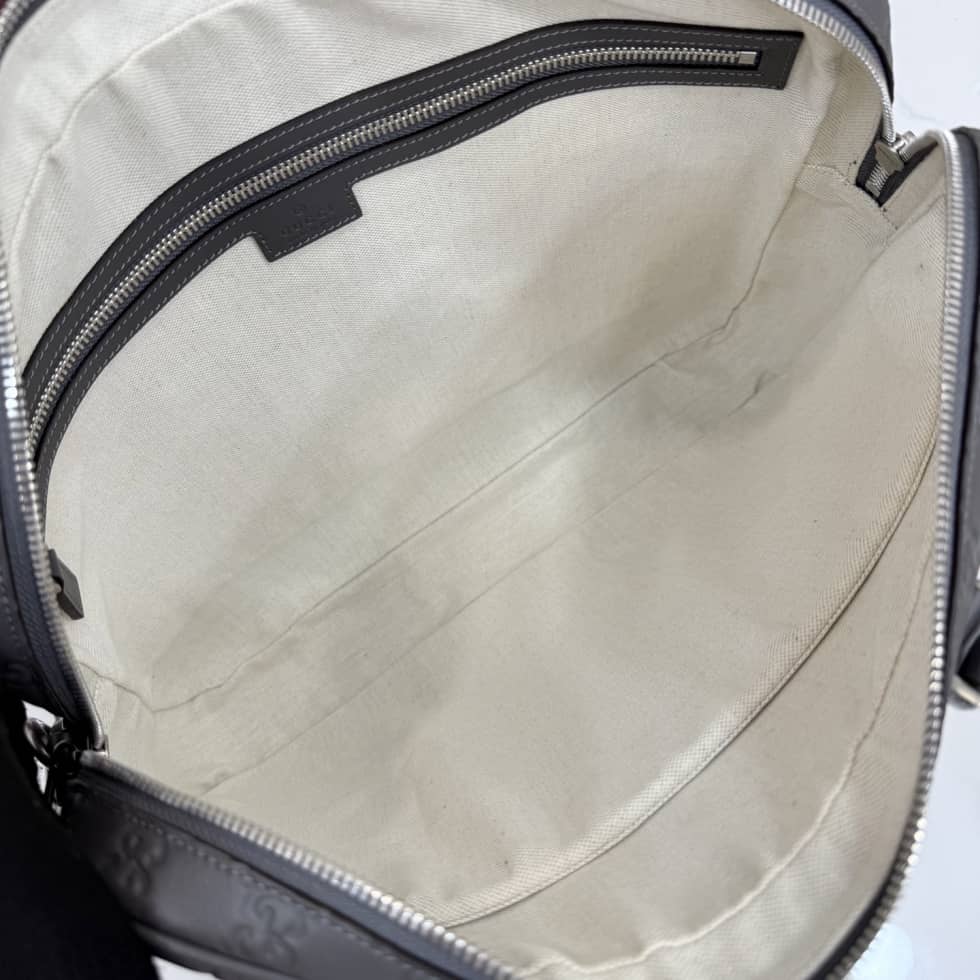Gucci GG Emblem Leather Large Briefcase 850222_7_156361 Gucci GG Emblem Leather Large Briefcase 850222