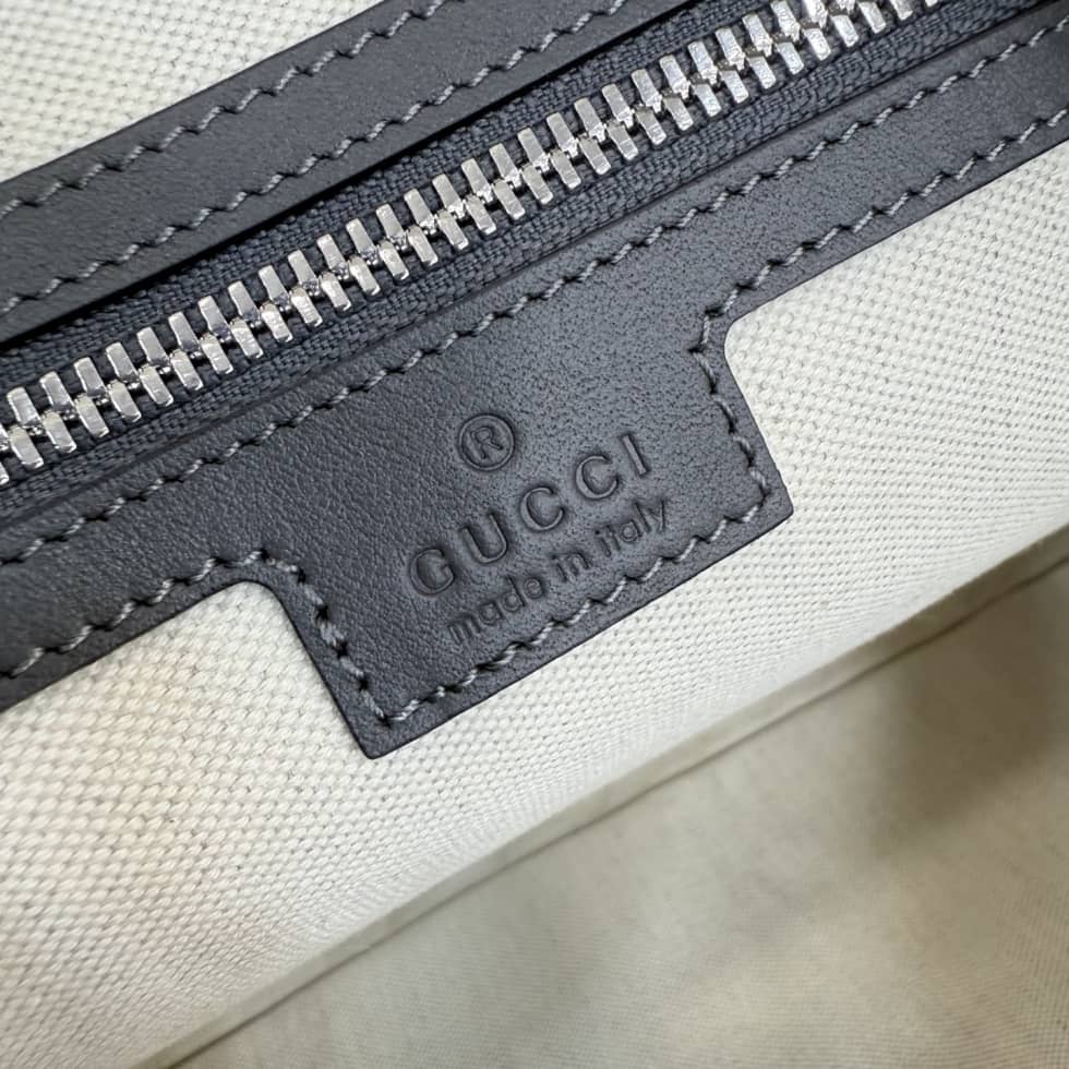 Gucci GG Emblem Leather Large Briefcase 850222_8_156361 Gucci GG Emblem Leather Large Briefcase 850222