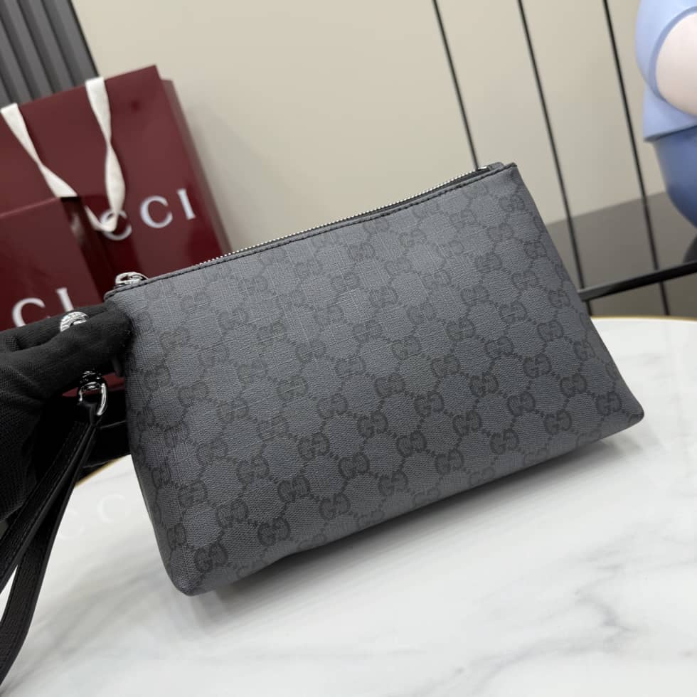 Gucci Essence Classic Small Pouch Black 876486_4_156401 Gucci Essence Classic Small Pouch Black 876486