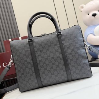 Gucci Essence Classic Medium Briefcase Black A0007X