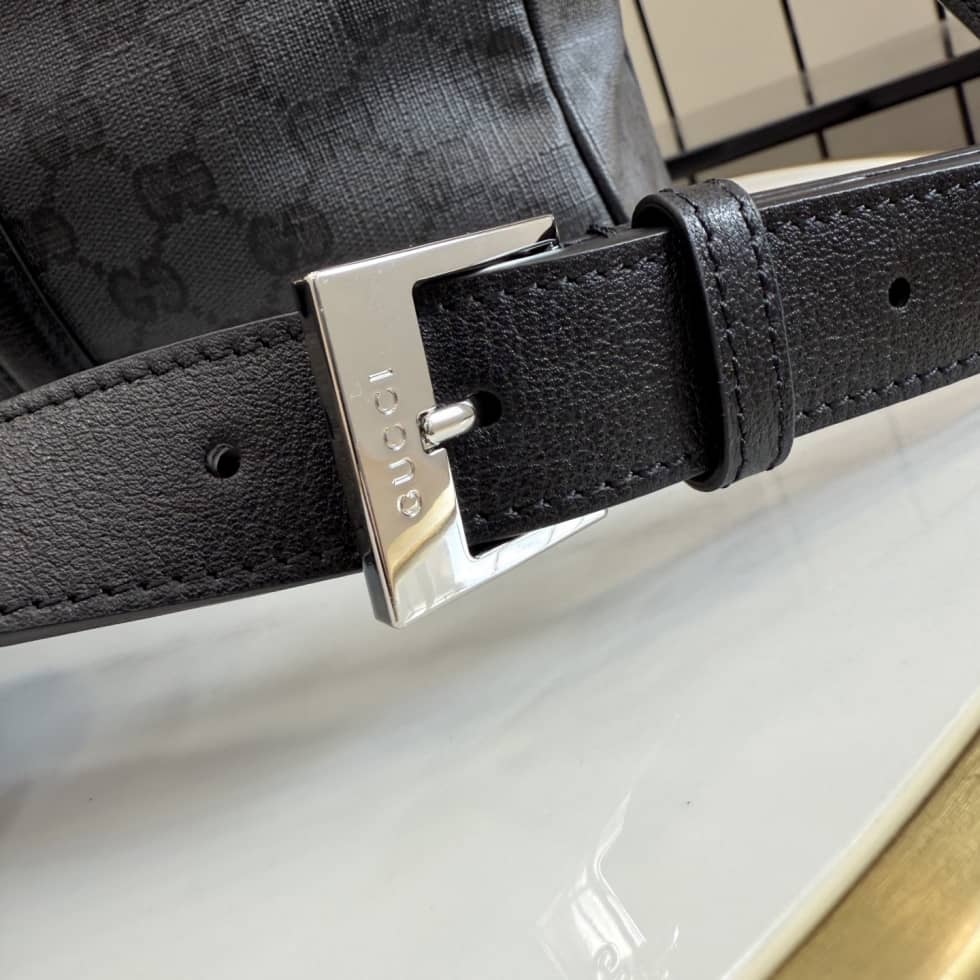 Gucci Essence Classic Medium Briefcase Black A0007X_5_156461 Gucci Essence Classic Medium Briefcase Black A0007X