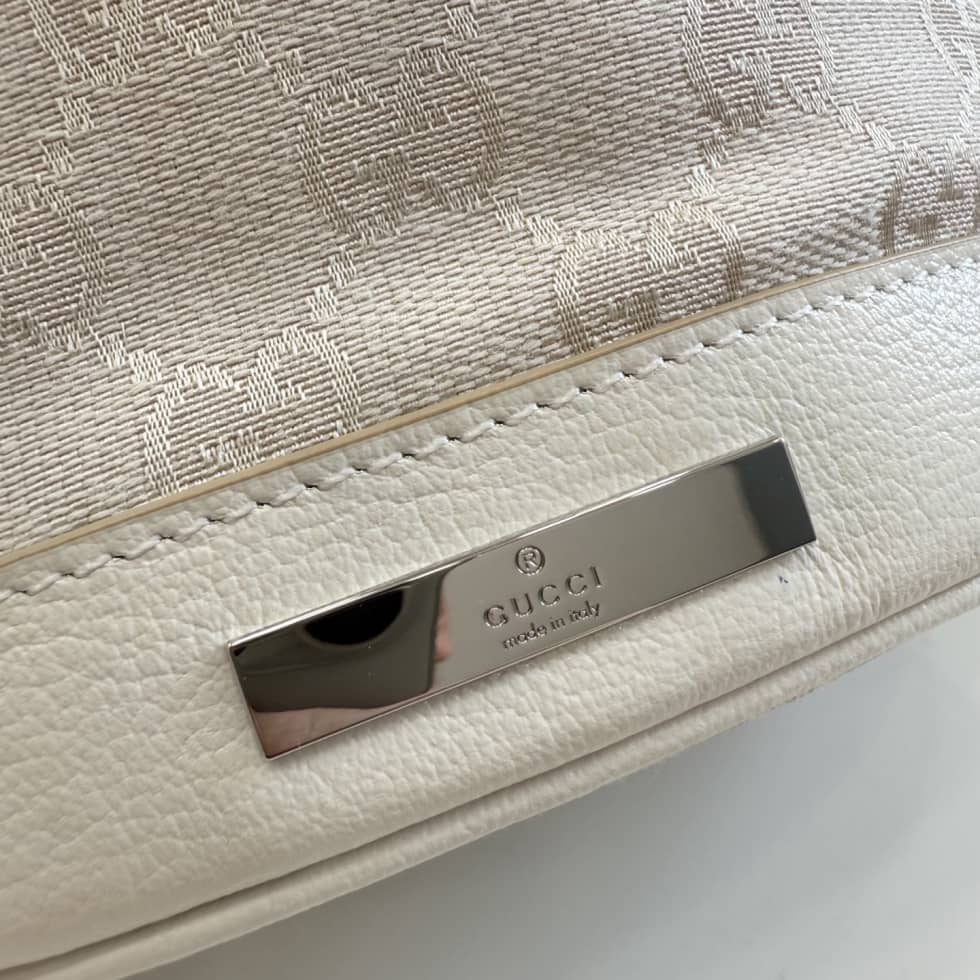 Gucci GG Canvas Mini Ivory Bucket Bag 875802_5_156491 Gucci GG Canvas Mini Ivory Bucket Bag 875802