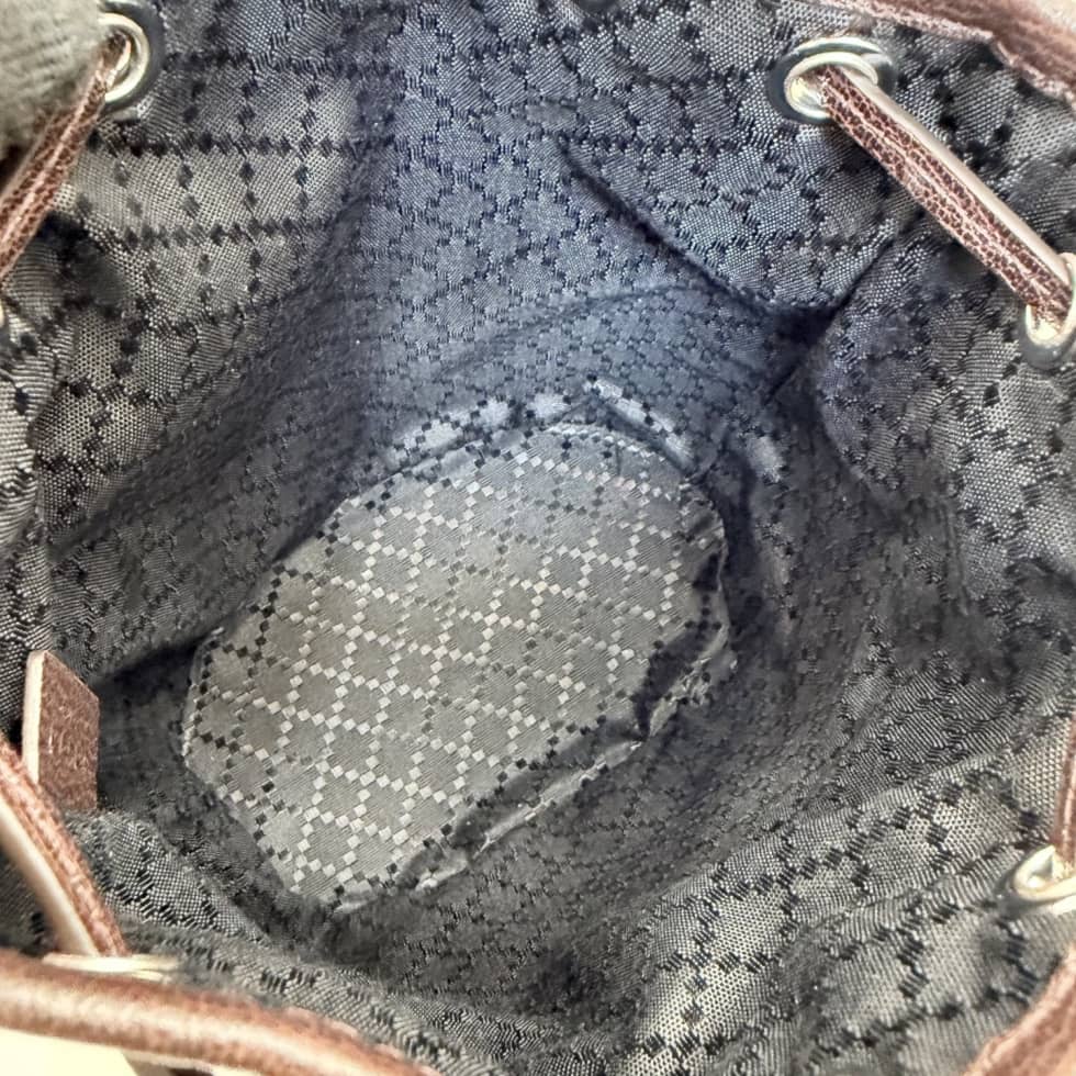 Gucci Mini Dark Brown Bucket Bag 875802_7_156511 Gucci Mini Dark Brown Bucket Bag 875802