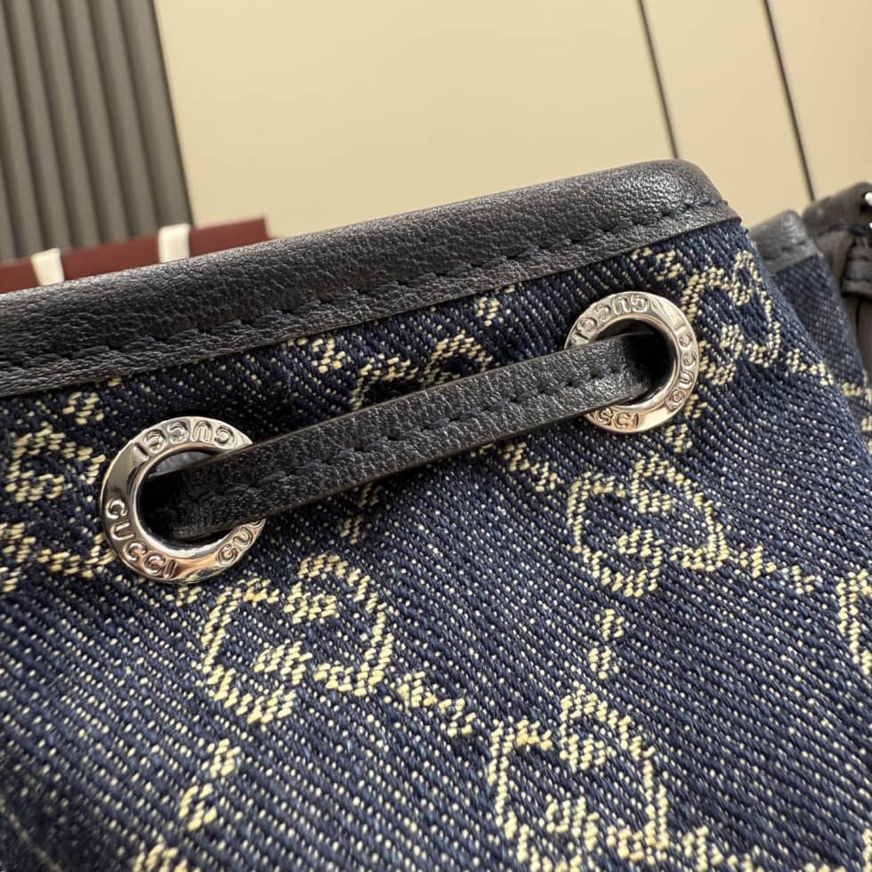 Gucci Venice Denim Small Blue Bucket Bag_4_156531 Gucci Venice Denim Small Blue Bucket Bag