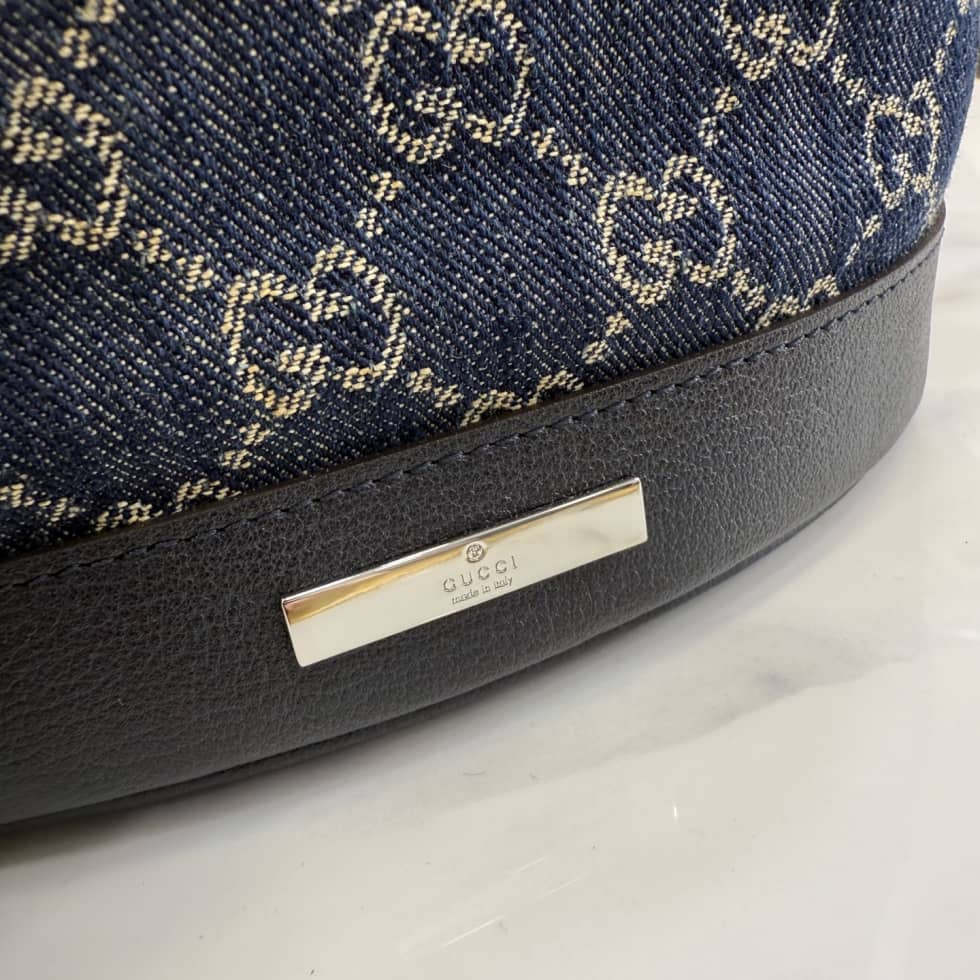 Gucci Venice Denim Small Blue Bucket Bag_5_156531 Gucci Venice Denim Small Blue Bucket Bag