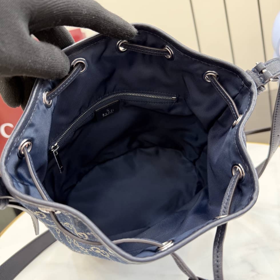Gucci Venice Denim Small Blue Bucket Bag_7_156531 Gucci Venice Denim Small Blue Bucket Bag