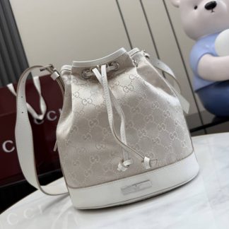 Gucci Venice Small Ivory Bucket Bag 875237