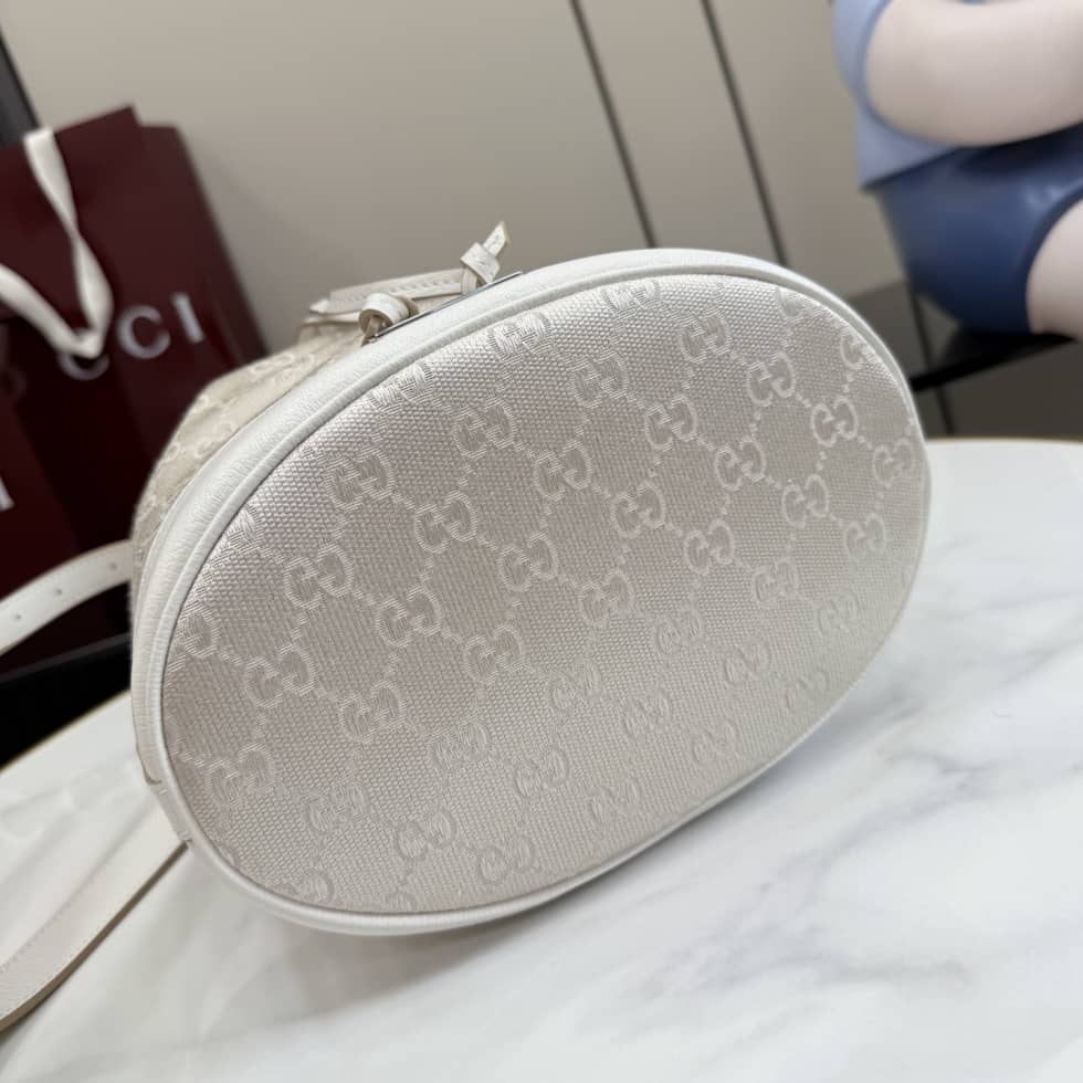 Gucci Venice Small Ivory Bucket Bag 875237_6_156541 Gucci Venice Small Ivory Bucket Bag 875237