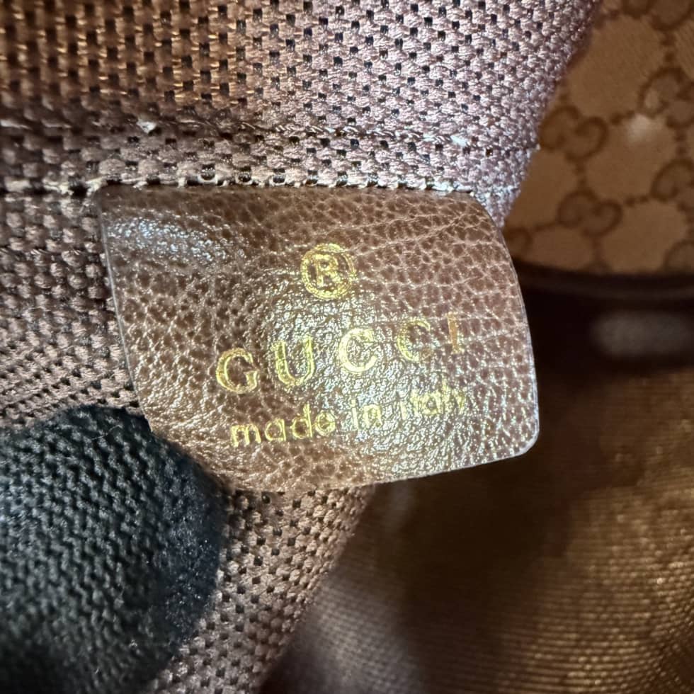 Gucci Canvas Mini Bucket Bag Sand Brown 876060_8_156551 Gucci Canvas Mini Bucket Bag Sand Brown 876060