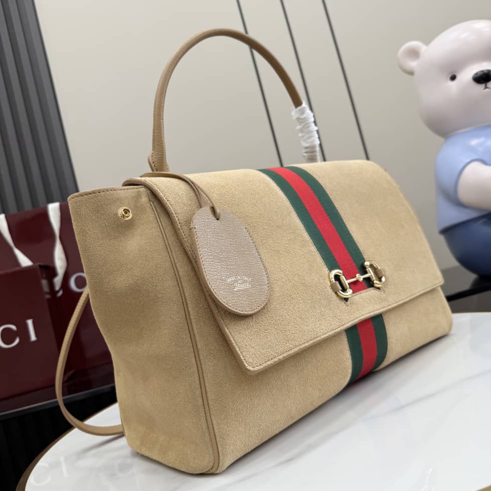 Gucci Paparazzo Suede Large Beige Top Handle Bag_1_156611 Gucci Paparazzo Suede Large Beige Top Handle Bag