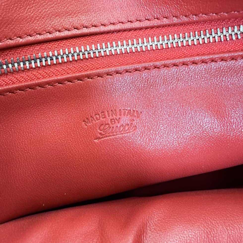 Gucci Jackie 1961 Leather Medium Red Shoulder Bag_8_156651 Gucci Jackie 1961 Leather Medium Red Shoulder Bag