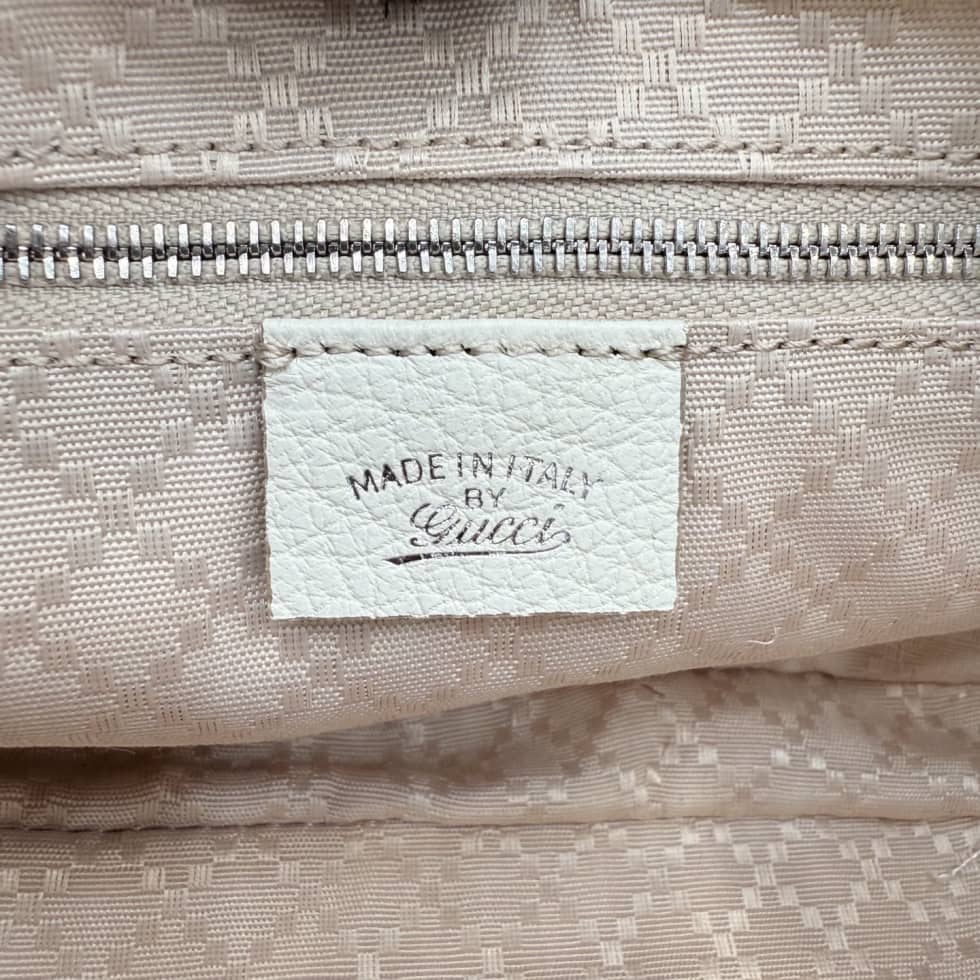 Gucci Jackie Slim Canvas Medium Ivory Shoulder Bag_8_156661 Gucci Jackie Slim Canvas Medium Ivory Shoulder Bag