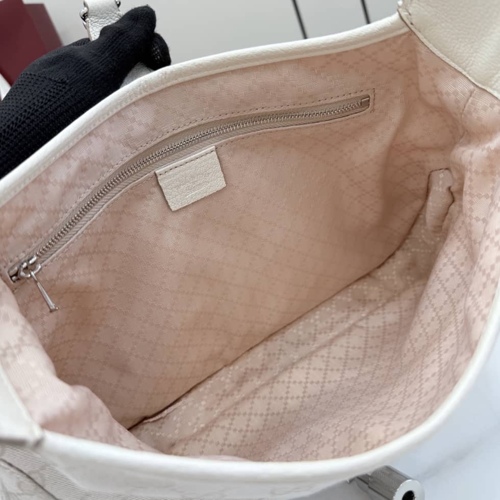 Gucci Jackie Slim Canvas Medium Ivory Shoulder Bag_7_156671 Gucci Jackie Slim Canvas Medium Ivory Shoulder Bag