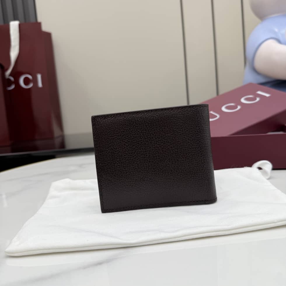 Gucci Lira Leather Dark Brown Coin Wallet 867325_1_156751 Gucci Lira Leather Dark Brown Coin Wallet 867325
