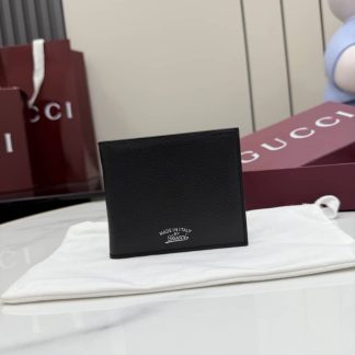 Gucci Lira Leather Black Coin Wallet 867325
